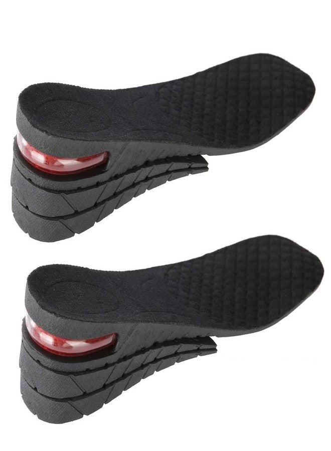 TMISHION Increase Insoles, Height Adjustable 4 Layer Increase Insoles Unisex PU Height of Heel Highest Insoles(03# 3 Layers) - Image 1
